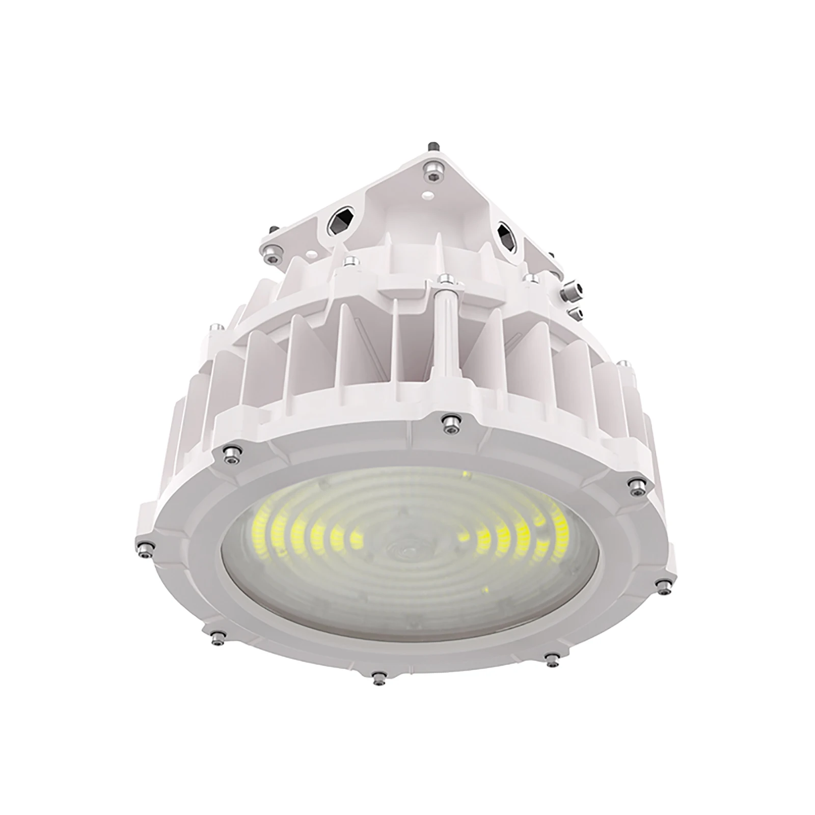 Commercial Industrial Explosion-proof Lighting 160w 180w 200w Round Led Explosion Proof Highbay Light for Gas Rigs