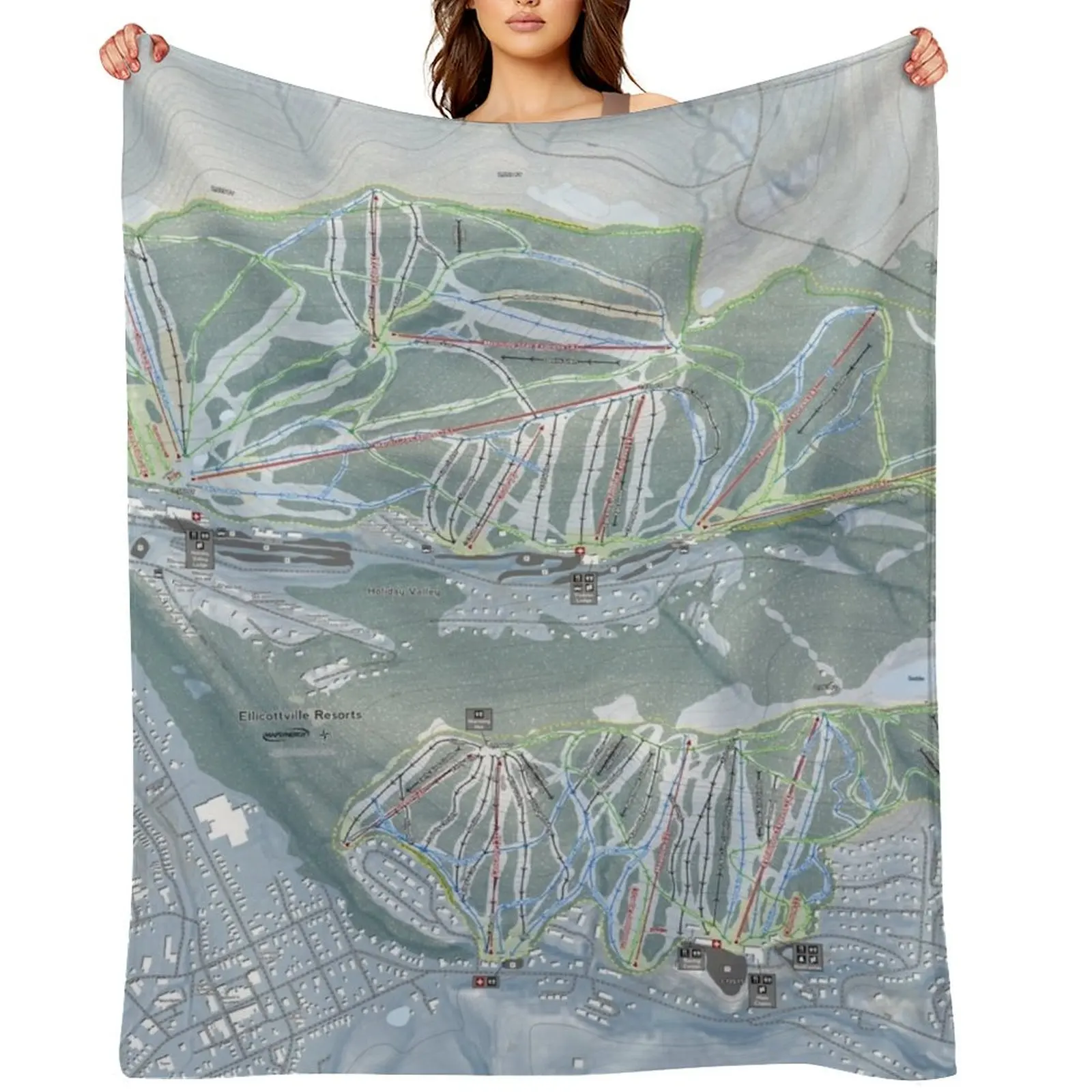 

Ellicottville Resorts Throw Blanket Decoratives Shaggy Thins Luxury Throw Blankets