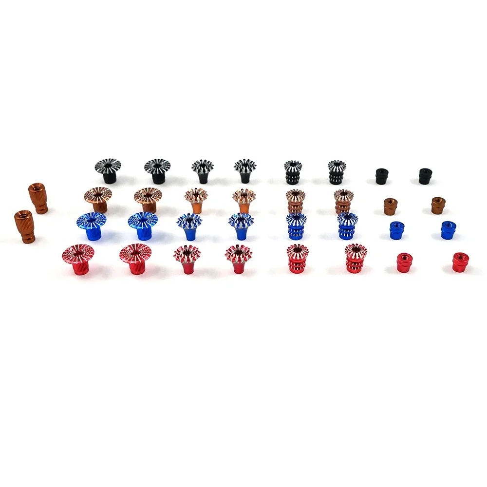 FrSky M4 4mm CNC Aluminum Gimbal Stick Ends Transmitter Stick Anti-slipping Cap for M7 M9 Gimbals and X9DPLUS SE X10S X12S X9E