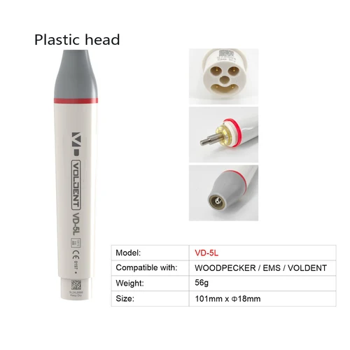 Imagen 2 del producto Pieza de mano escalador ultrasónico VD-3HVD-7HVD-5LVD-7L con mango escalador ultrasónico LED apto para refinar EMS WOODPECKER SATELEC VOLDEN