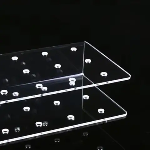 

15-луночная акриловая подставка для леденцов, акриловая прямоугольная форма, прочный держатель для дисплея, держатель для конфет и десерта для свадебной вечеринки