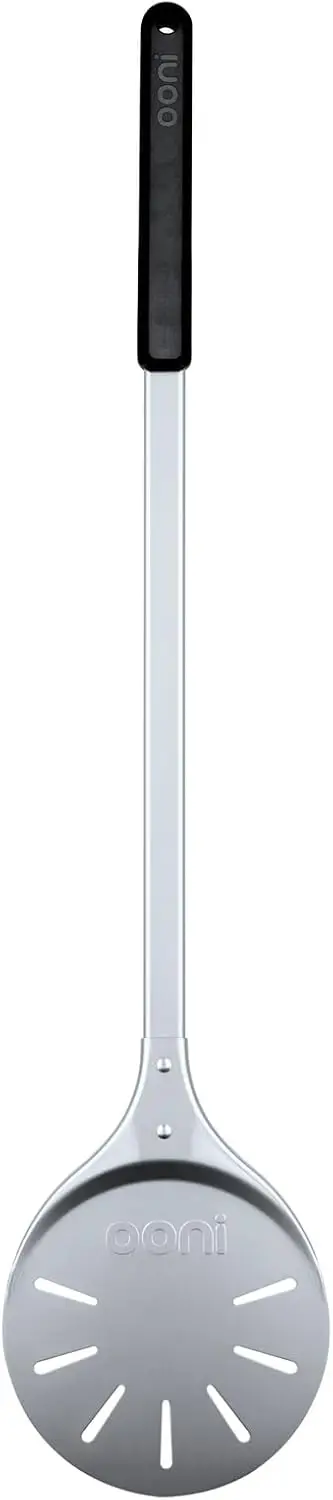 

Turning Peel - 7 Inch Aluminum Perforated Peel, Lightweight Metal Turner with Long Handle, Tools, P