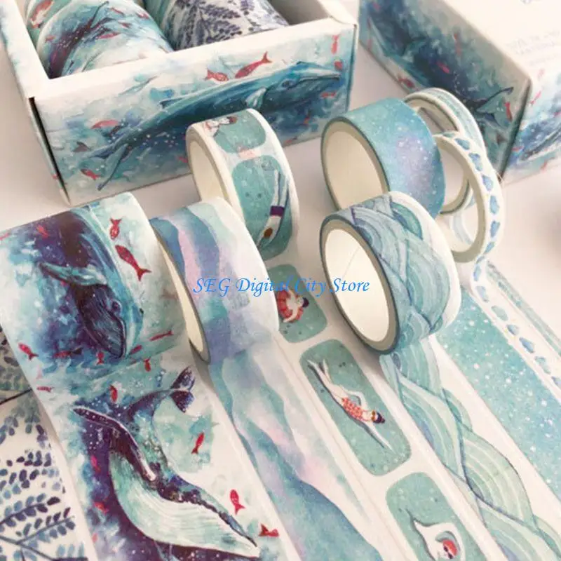 u75b-8-rollos-cinta-verde-retro-cinta-adhesiva-decorativa-para-manualidades-diario-tarjeta-libro-mano-envoltura