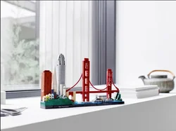 Architecture Compatile 21043 San Francisco Building Blocks Bricks Toys For Adults Kid Art Home Decoration Gift