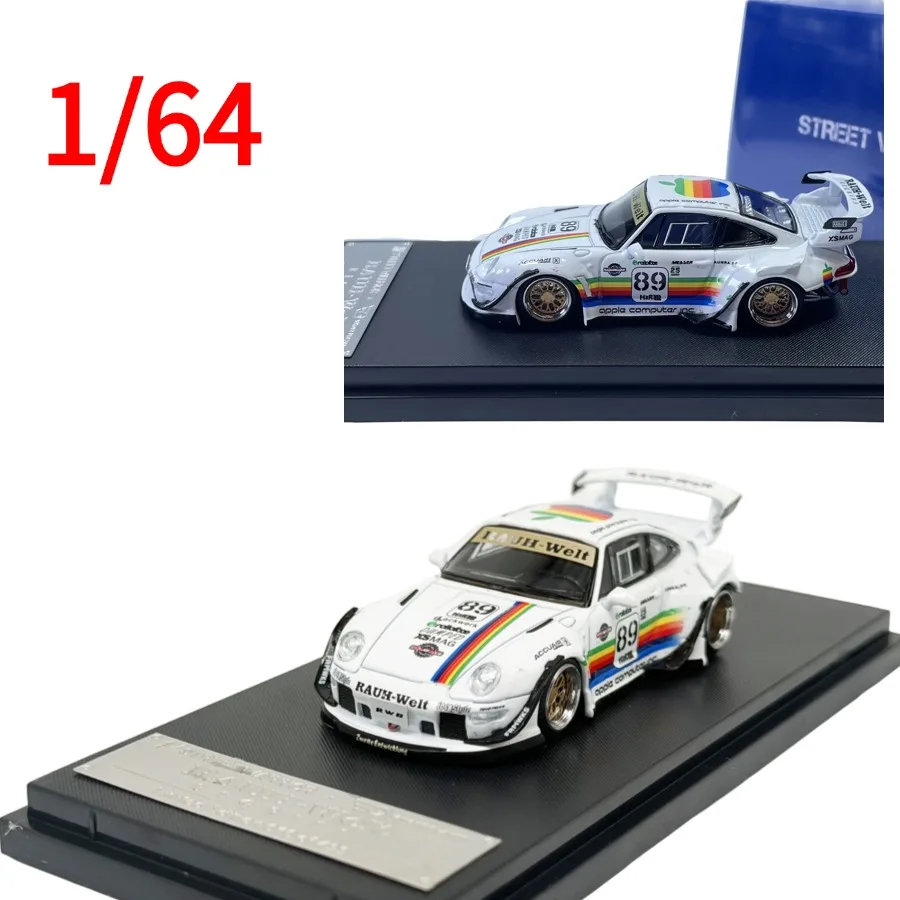

Модель автомобиля Porsche RWB 993 в масштабе 1:64, коллекционная модель Porsche, игрушки для мальчиков, подарок