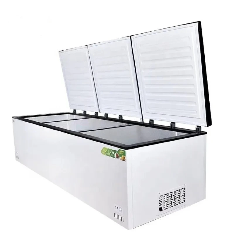 

Commercial Kitchen Freezers Large Capacity Three-door Horizontal Freezers for Commercial Refrigeration Equipment