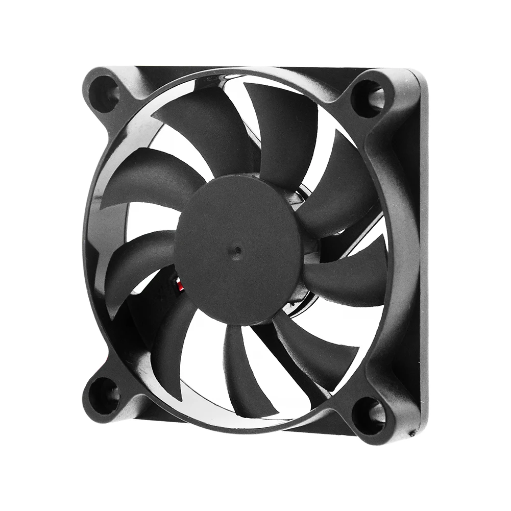 4pcs 12v 2pins 60mm 6010 DC Fan 60x60x10mm 6cm Cooling Cooler Fan Computer PC CPU Case Cooling Ball Bearing Fan