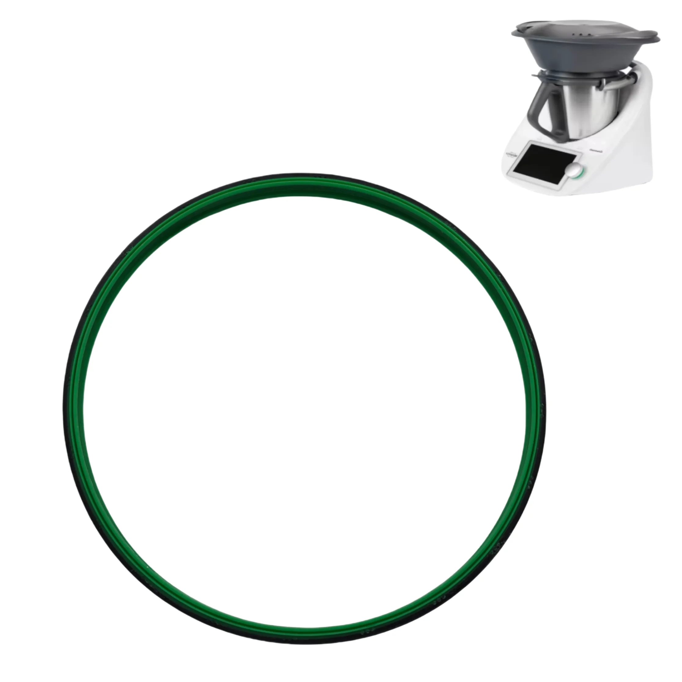 Großer Dichtungsring für Thermomix TM31 Silikondeckel-Dichtungsring grün