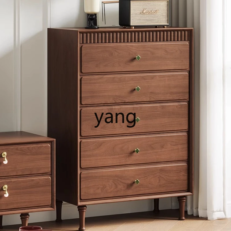 

Yhm antique style solid wood chest storage living room retro bedroom placement