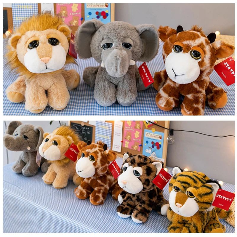 Cartoon Plush Doll Stuffed Animal Plushies Cute Rag Toy Bedside Ornament Gift For Kids Girls 23cm