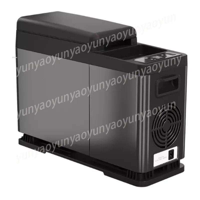 

12V Car Center Console Refrigerator, Compressor Cooler Freezer, Portable Fridge for Road Trip