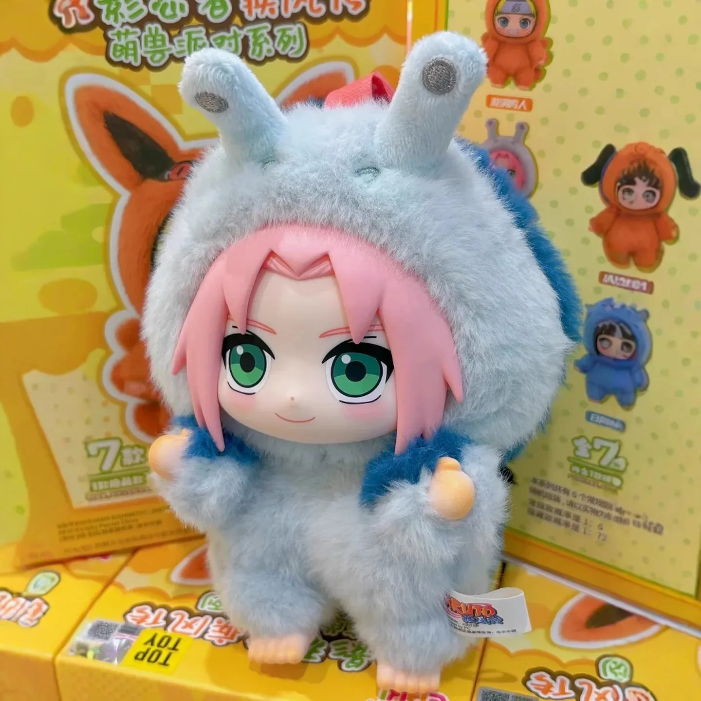 

В наличии TOP TOY Наруто Эки милый зверь вечерние Саске виниловая милая плюшевая слепая коробка фигурка кулон подарок