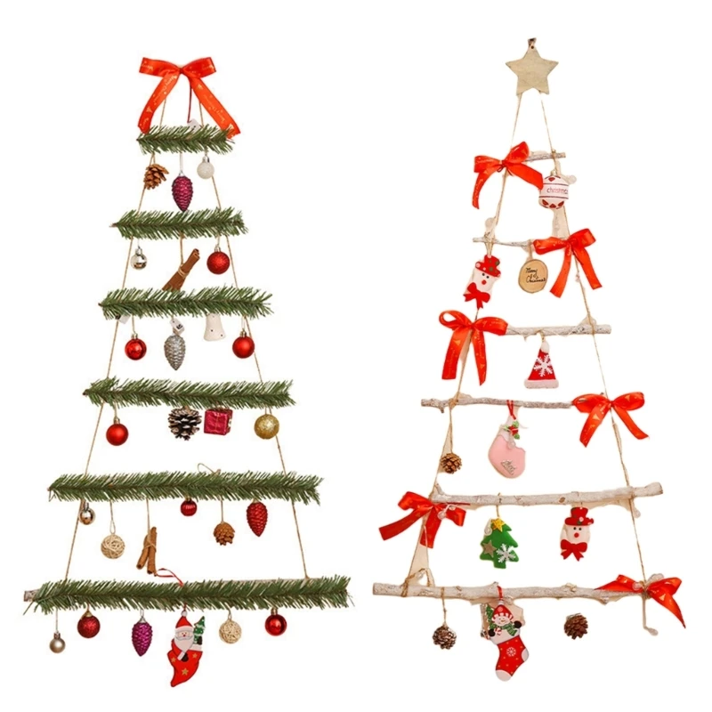 

Festive Christmas Tree DIY Wall Decor Wall Hangings Christmas Tree Ornaments Pendant for Various Settings DXAF