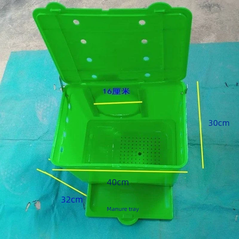 External Mounted Rabbit Birthing Box, Bunny Nesting Crate, Premium Nest Box for Breeding Rabbit Huts & Cages