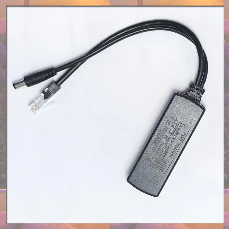 أعلى بيع جيجابت ميني Poe الفاصل 10/100/1000Mbps POE الفاصل تيار مستمر الناتج 12 فولت الطاقة عبر إيثرنت IEEE 802.3Af ل IP جاء