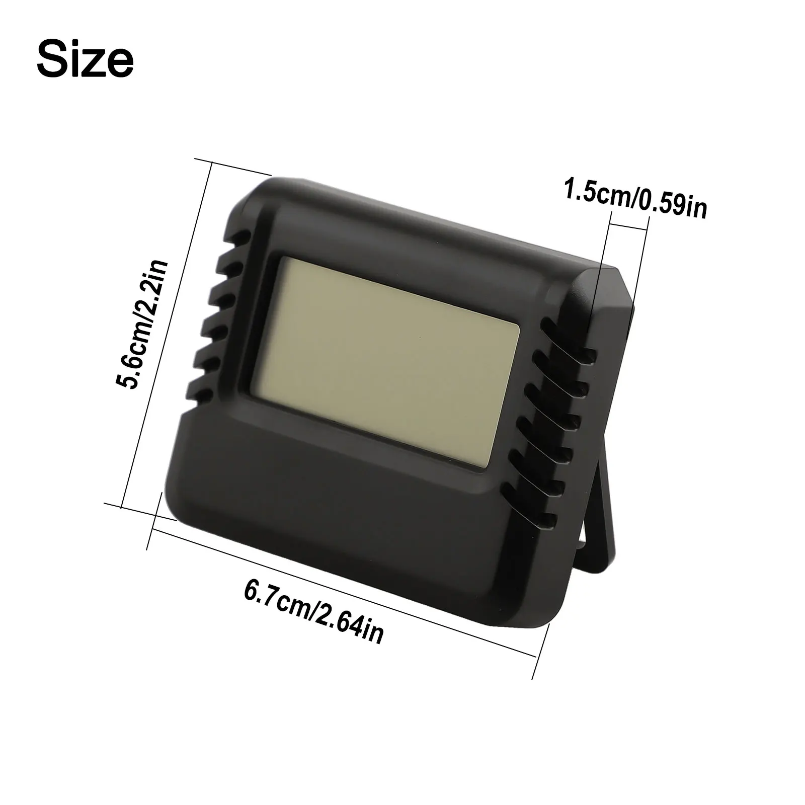 Black Digital Hygrometer Humidity Measurement Range Reptile Habitat Use Temperature Measurement Range For Home