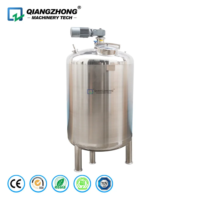 خزان خلط الفولاذ المقاوم للصدأ مخصص 50 100 200 300 500 لتر 1000 2000 3000 لتر قدرة عالية 1 طن - 30 طن مخروطي #5