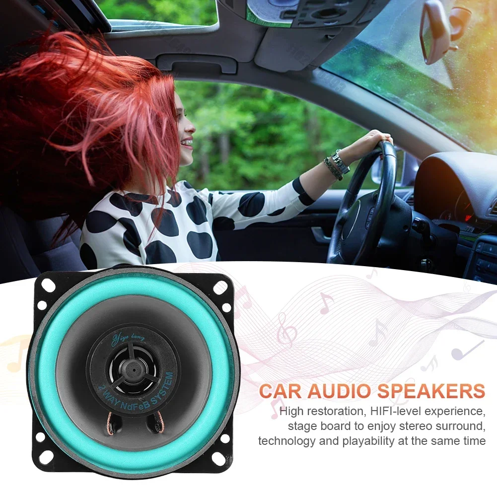 4/5/6.5 Inch Car Speakers HiFi Coaxial Car Subwoofer Universal Automotive Audio Music Full Range Frequency Car Stereo Speake