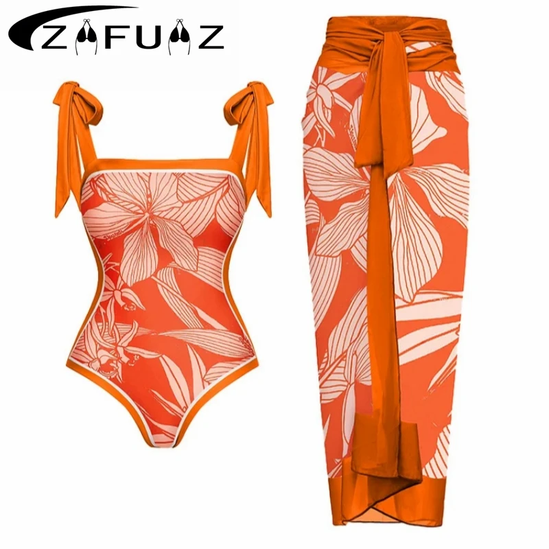 2024 High Quality Double-sided Printed Push Up Women Bikini Set Printed Strappy Bandage Swimwear Brazilian Biquini Bathing Suit