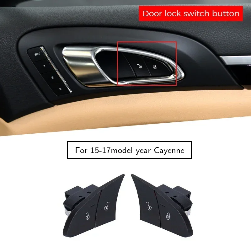 Car door lock switch central locking button switch for Porsche Cayenne 2015-2017 7PP962107D 7PP962107EIVI