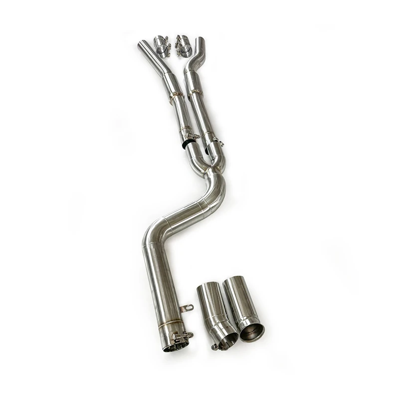 Suitable for BMW M340 G20 3.0T 2019-2023 exhaust pipe Stainless steel equal length middle pipe with resonator