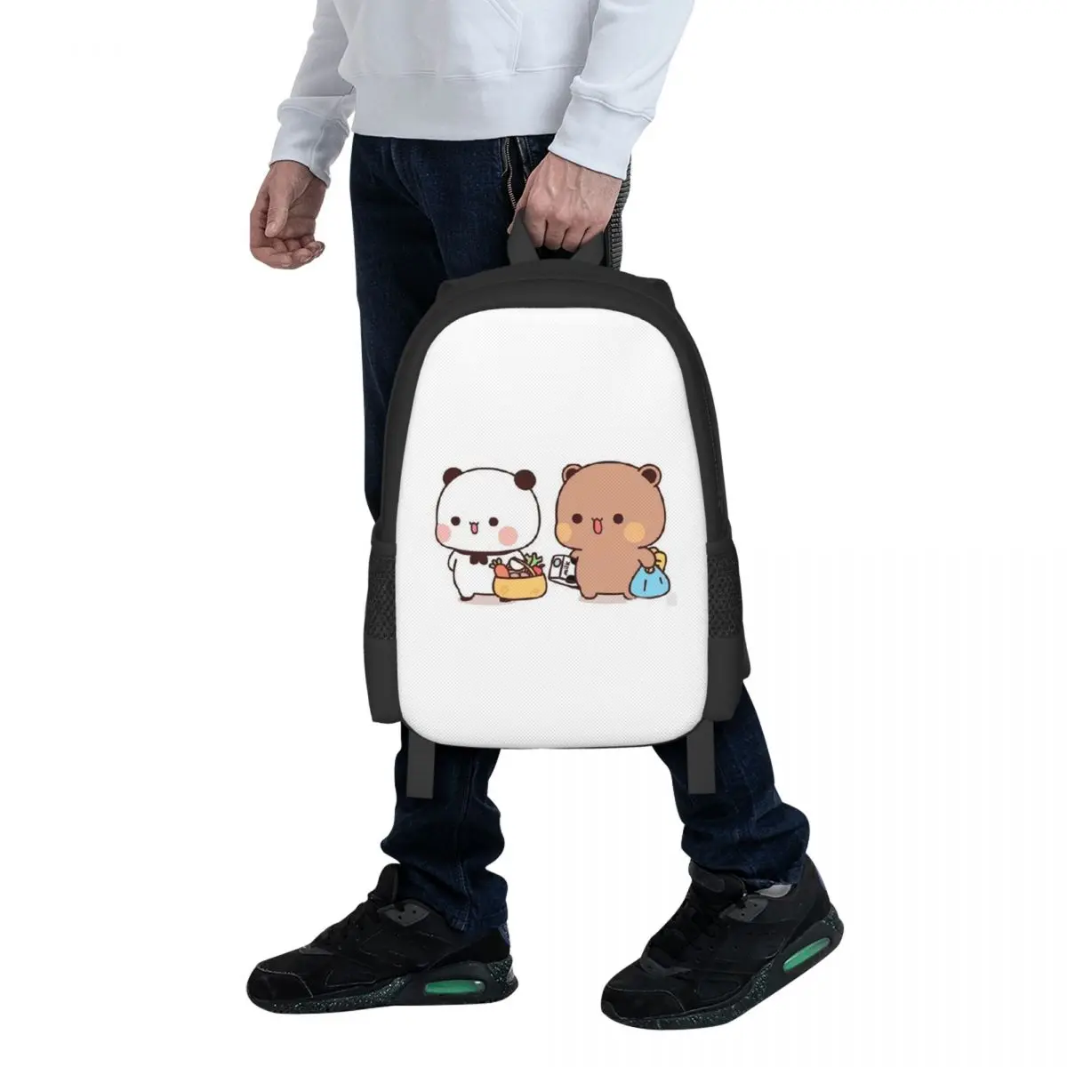 

Милый студенческий рюкзак Bubu And Dudu, школьная сумка, походный рюкзак для путешествий, модная сумка для книг для мальчиков и девочек, сумки на плечо