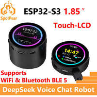 DeepSeek XiaoZhi AI Voice Chat Robot BOX ESP32-S3 1.85inch Round LCD N16R8 ESP32-S3 Development Board 1.85inch Touch LCD