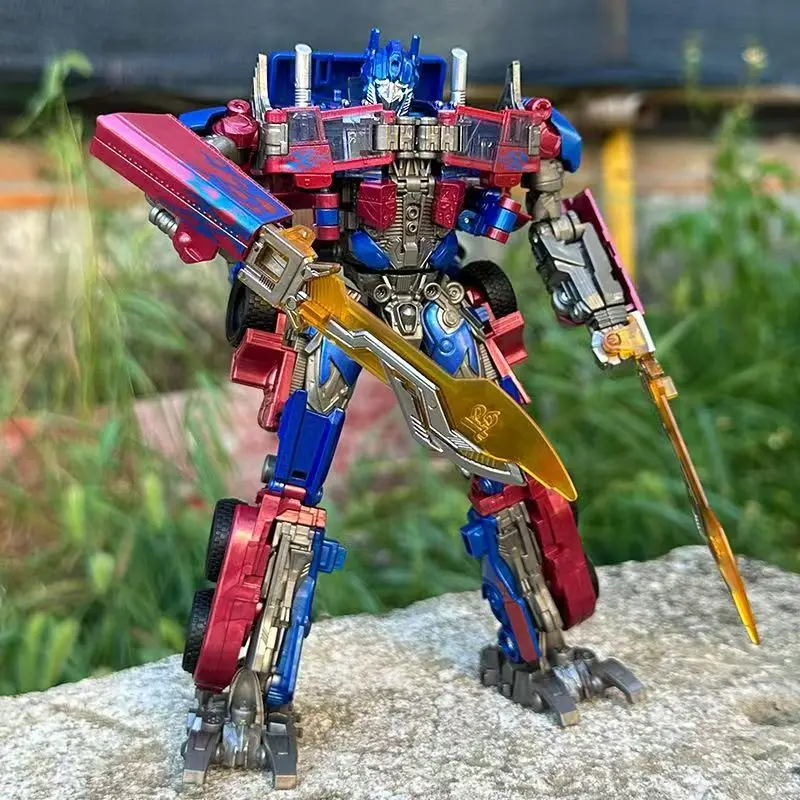 【Na stanie】 Figurki Transformujące się w Roboty, Model Roboty OP Commander, Częściowo Wykonane ze Stopów, Kolekcja Prezentowa