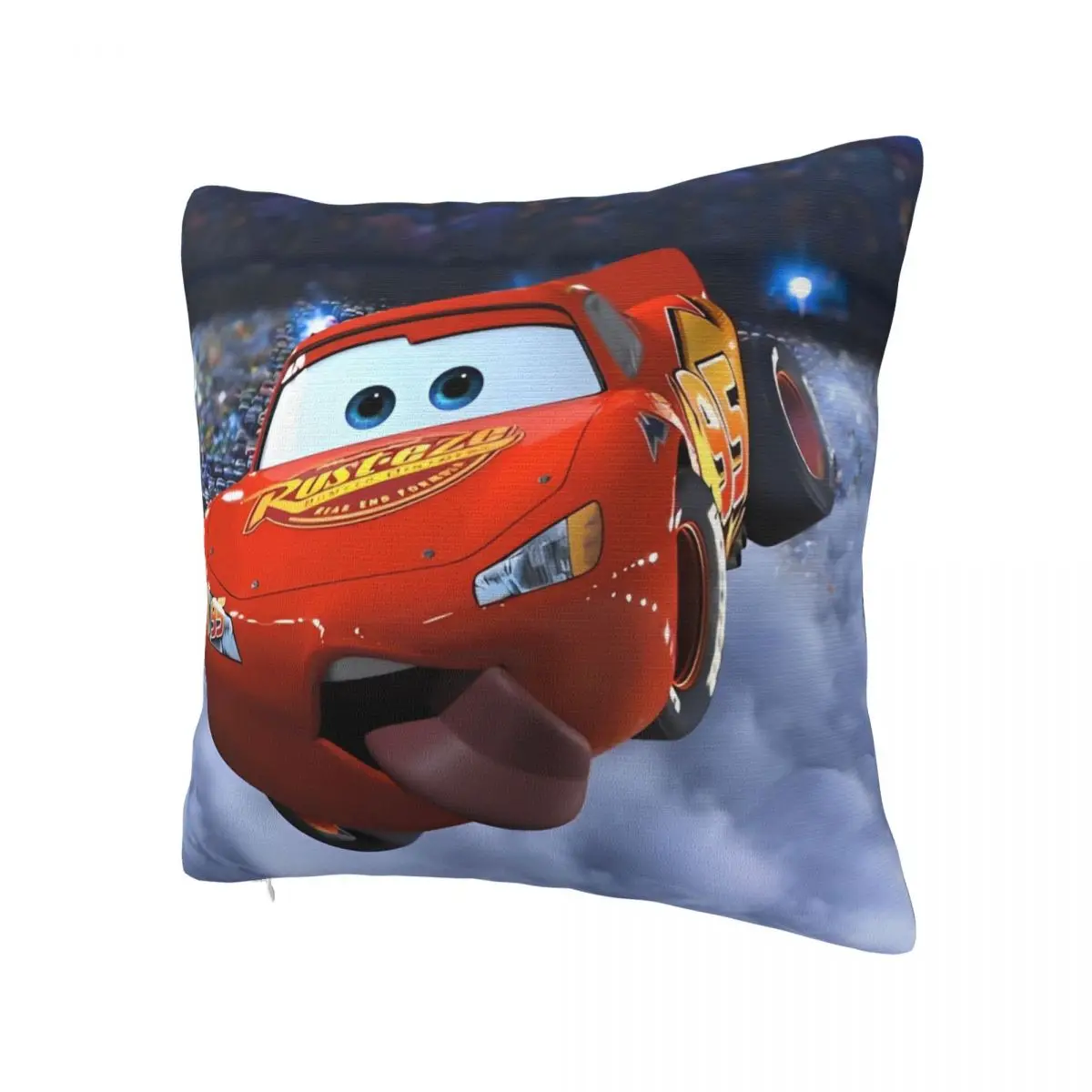 Lightning McQueen 95 Cars Pillow Cover Soft Pillow Case Cushion Cover Vintage Graphic Pillowcases For Office Car Home Decorative