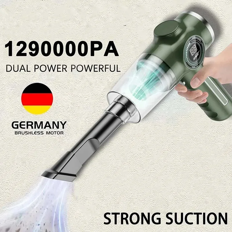 Aspirador de carro sem fio, Robô portátil, Aspirador eficiente, Mini carro portátil para casa, Novos aparelhos, 5 em 1, 1290000Pa