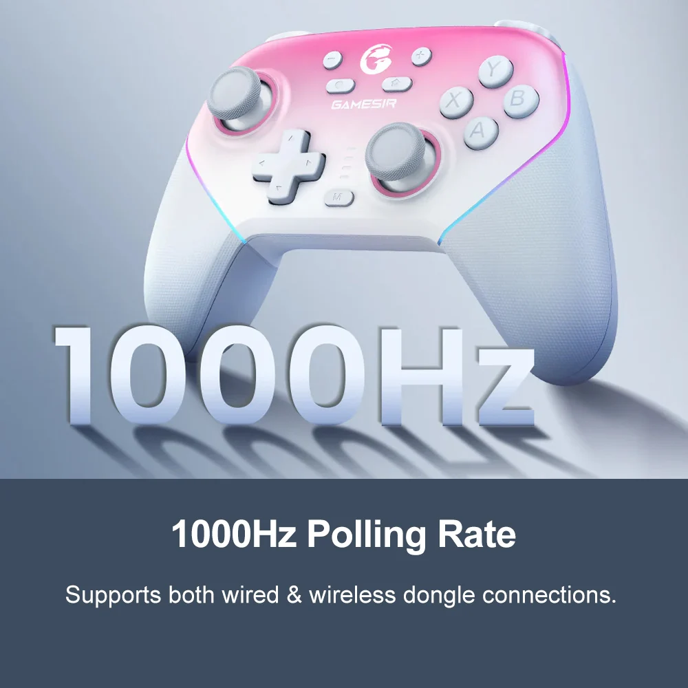وحدة تحكم ألعاب Gamesir Super Nova سماعة لاسلكية تعمل بالبلوتوث مع عصي استشعار تأثير القاعة لجهاز Nintendo Switch 1 & 2 PC IOS #6