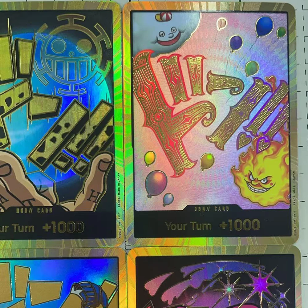 OPCG TCG 골드 돈!! 컬렉션 카드 최고의 PRB-01 영어 슈퍼 패러렐 포일 NM 조로 페로나 트라팔가 로우 골드 플래시 선물