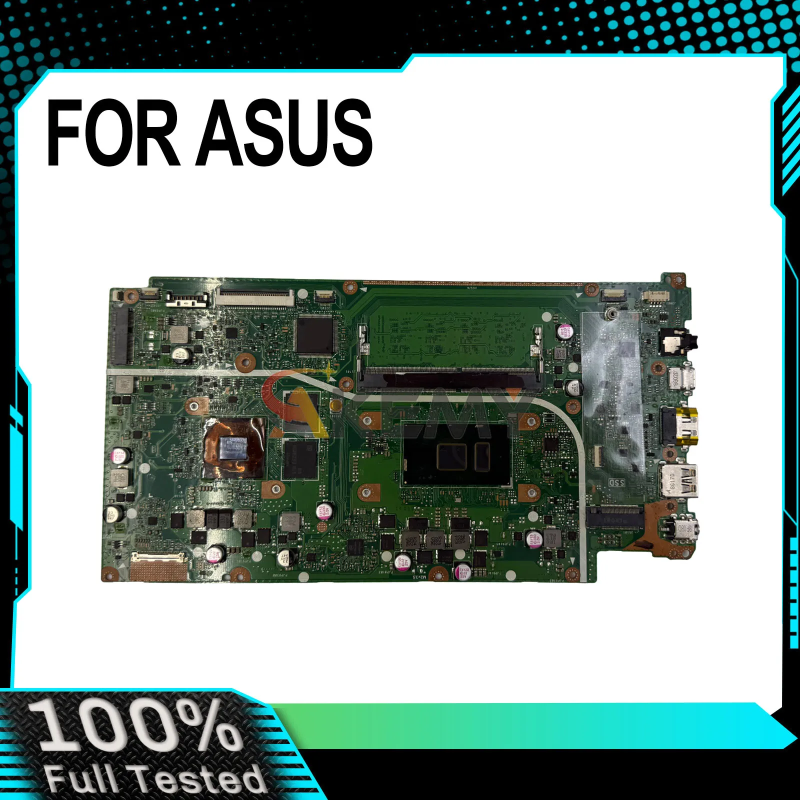 For ASUS VivoBook X508UF X508U Laptop Motherboard 4405U i3-8130U i5-8250U i7-8550U CPU 4G RAM 100% Tested OK