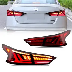 LED Tail Lights for Nissan Altima 2019 2020 2021 2022 Start-up Animation Sequential Indicator Rear Lamps Assembly Accessary