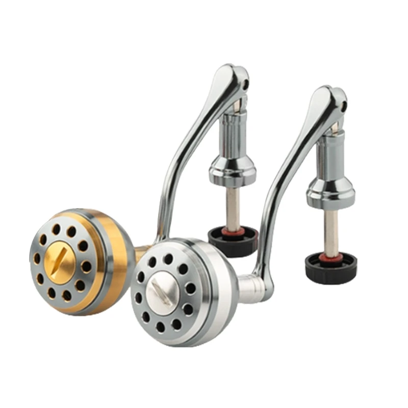 carrete pesca, eléctrico, perilla Metal para Baitcasting, accesorios agarre Jigging, juego piezas