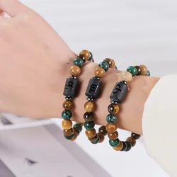 Natural Stone Bracelets 12 Zodiac Signs Taurus Cancer Virgo Pisces Bracelets Ladies Men Couples Friendship Jewelry Bracelet