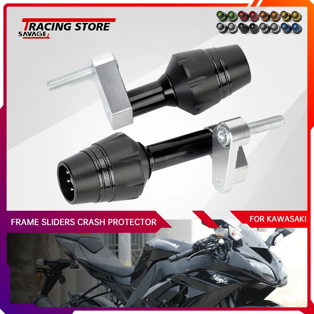 

Frame Sliders Crash Protector For KAWASAKI ZX10R NINJA 2008-2010 09 Motorcycle Accessories Bobbin Falling Protection Pads ZX 10R