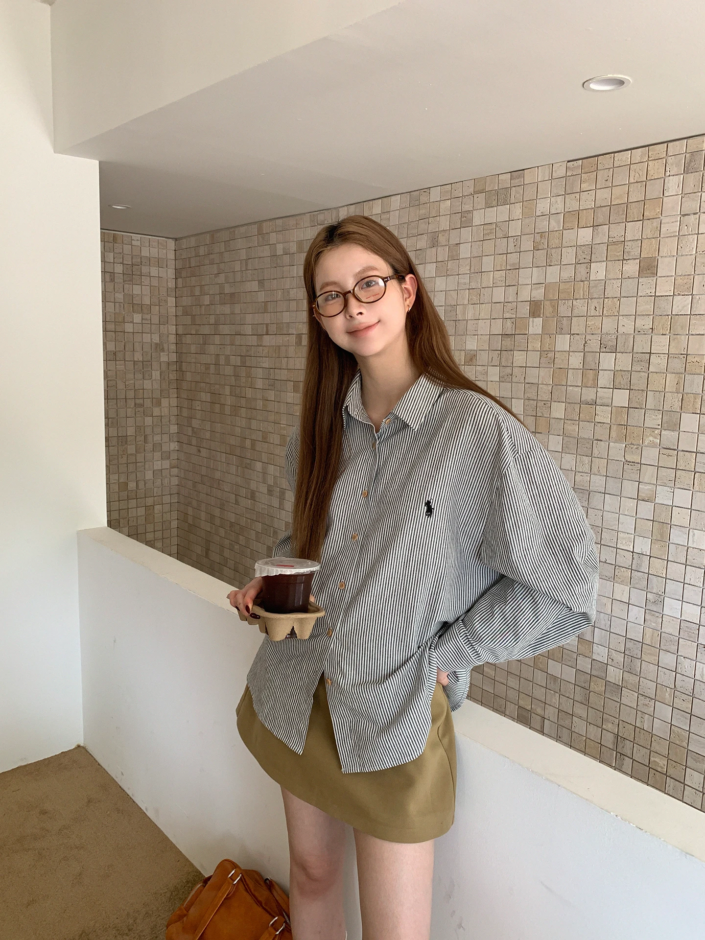 Csa de Mujer con Rayas s, Corte Hoado, Sensación de Alta igencia, Top de Principios de Otoño, Transpirable, de ...