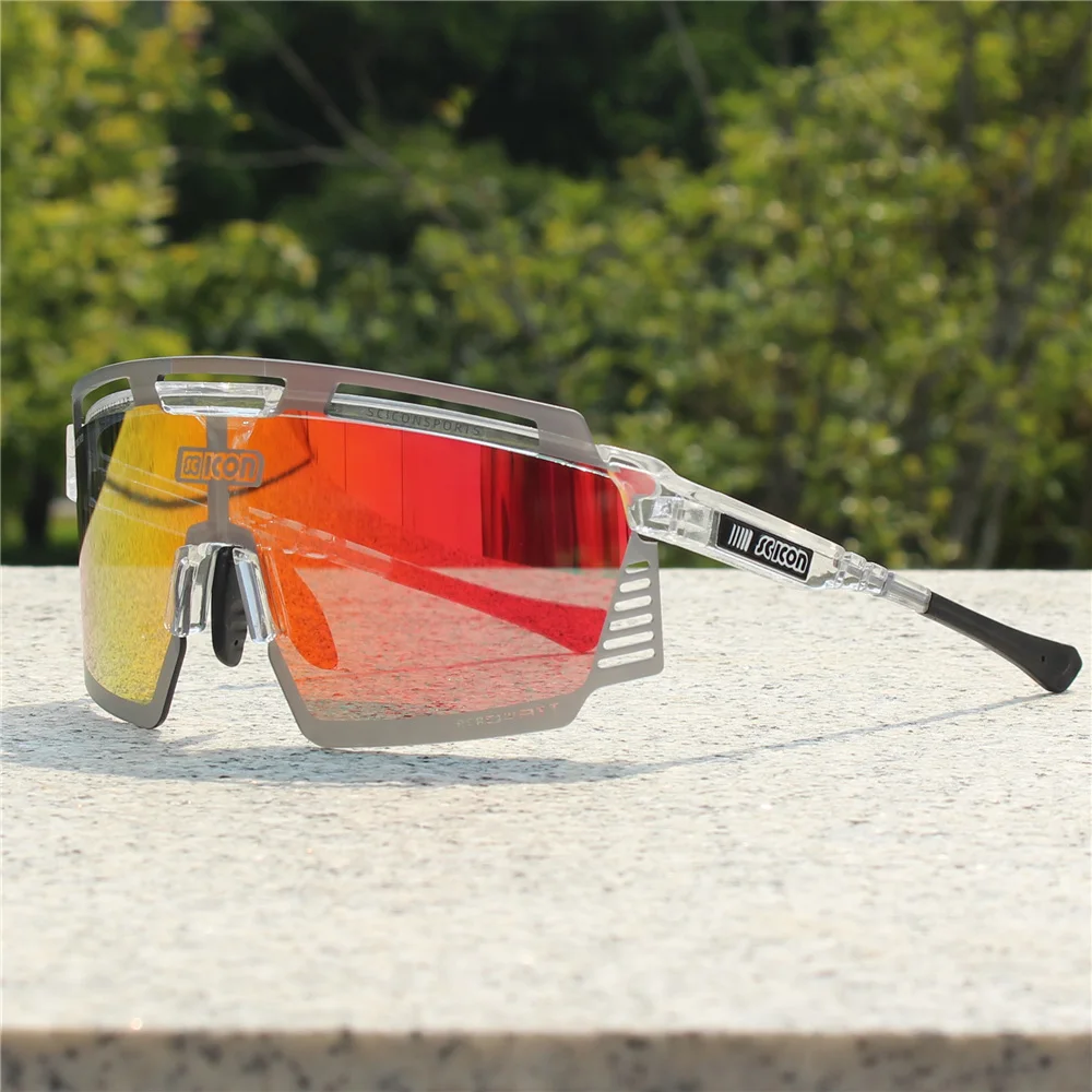 Scicon اللونية الدراجات نظارات مع صندوق النظارات الشمسية الرياضية في الهواء الطلق الرجال MTB دراجة نظارات النساء الطريق دراجة هوائية جبلية نظارات #2