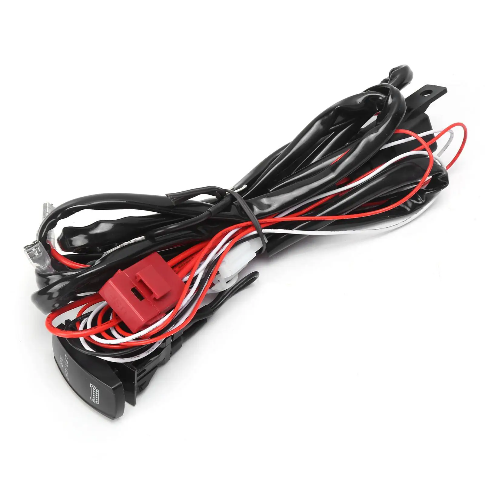 for car Cables for car socket 40A 12V LED Spotlights Wiring Harness 1-to-2 IP67 Waterproof for car Motorcycles ATV UTV