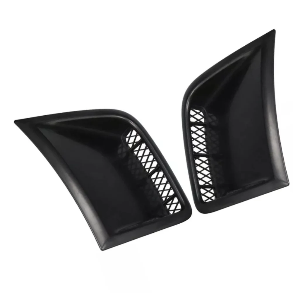 2x Front Bumper Side Air Inlet Outlet Vent Grille for For Impreza For WRX 2008-2014 Matte Black ABS Replacement