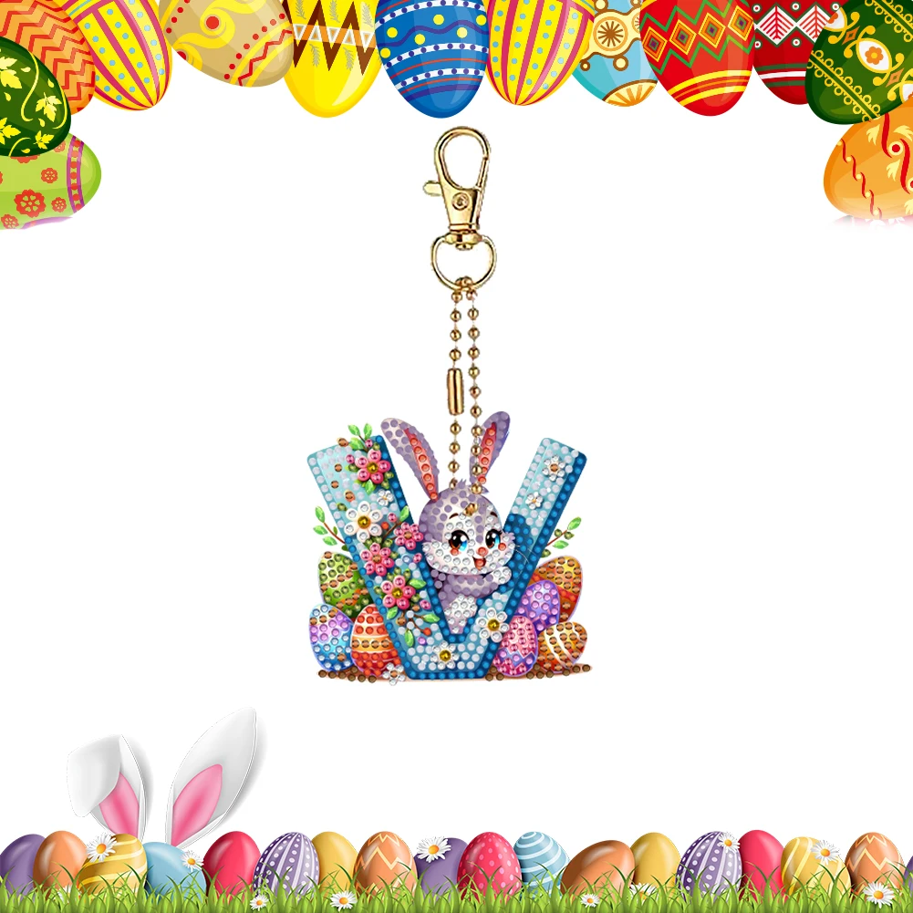 

High-Quality DIY Diamond Painting Keychain Craft with Vibrant Resin Diamonds Suitable for All Ages