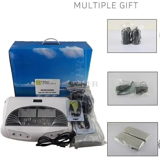 Foot detox machine dual ion cleanse foot detox spa device for dual person use ionic foot detox machine ion detox spa