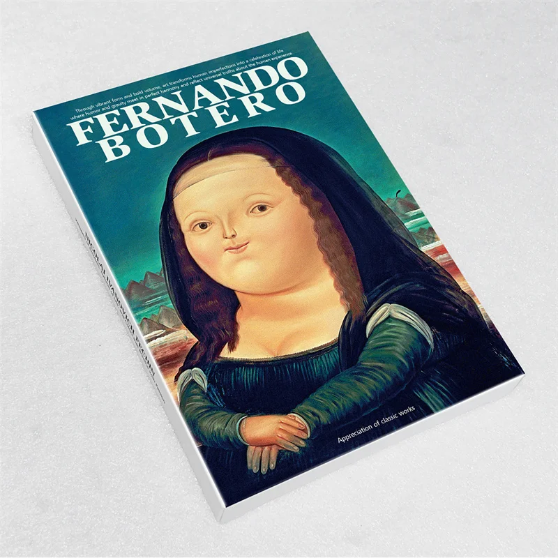 30Pcs Fernando Botero Artwork Postcards Vintage Oil Painting Greeting Cards Art Collection Gift Message For DIY Home Wall Decor image 5