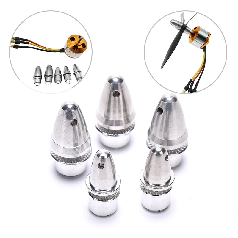 Hot Sale 5pcs/lot RC Aluminum Bullet Propeller Adapter Holder for Brushless Motor Prop