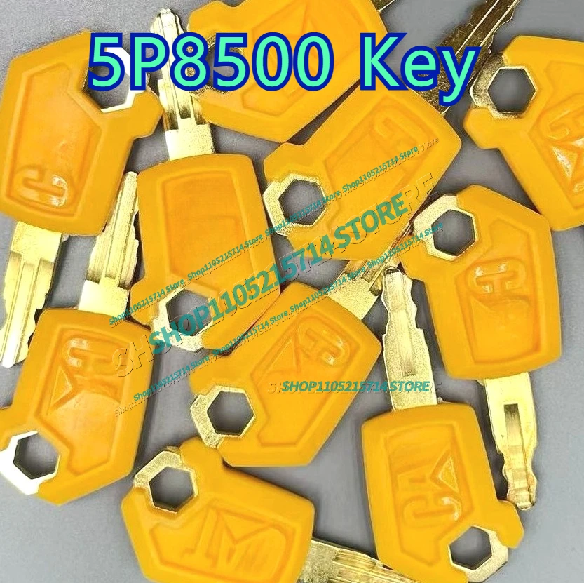 

10/5/1PCS KEYS Yellow 5P8500 for 5P-8500 Excavator Key New Start Ignition Key CATE305.5 307 313 320D2GC