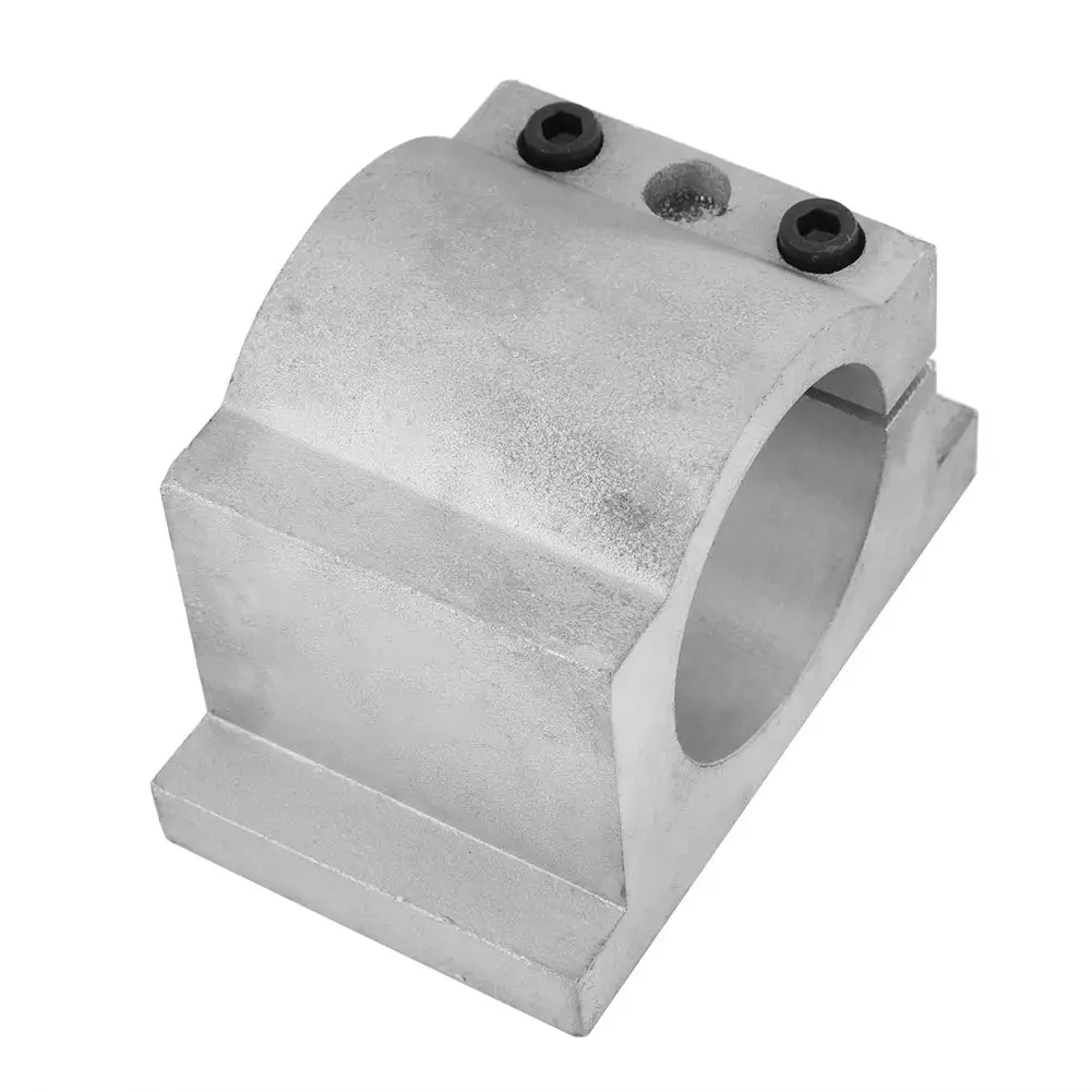 CNC Spindle Motor Bracket 65mm 80mm Aluminium CNC Spindle Clamp Holder CNC Carving Machine Clamp Motor Holder