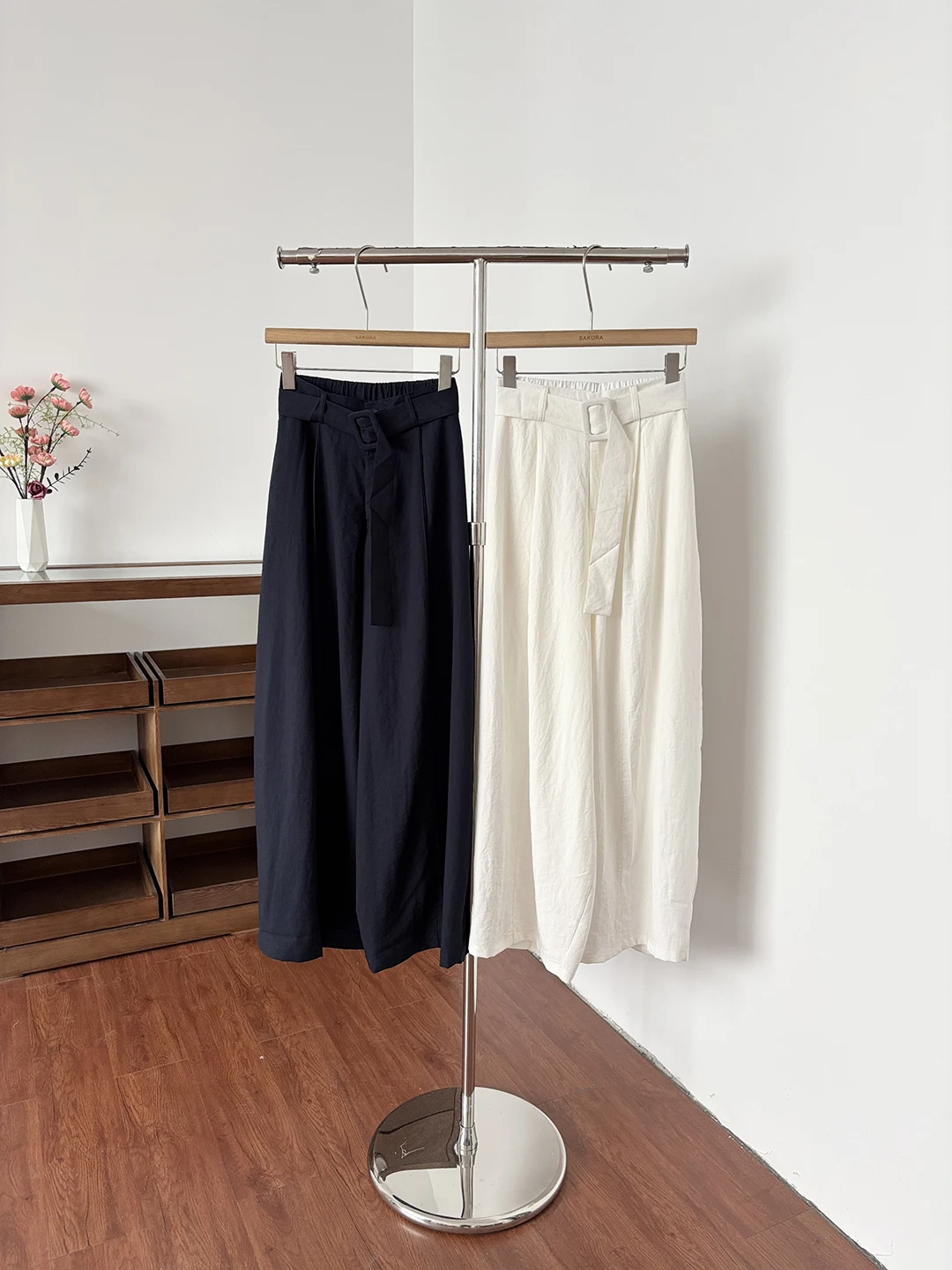 

Женские повседневные брюки с высокой талией, свободного кроя, весна-лето, новый корейский стиль, простые, в стиле lazy feel, однотонные, широкие штанины, для офиса и повседневной носки