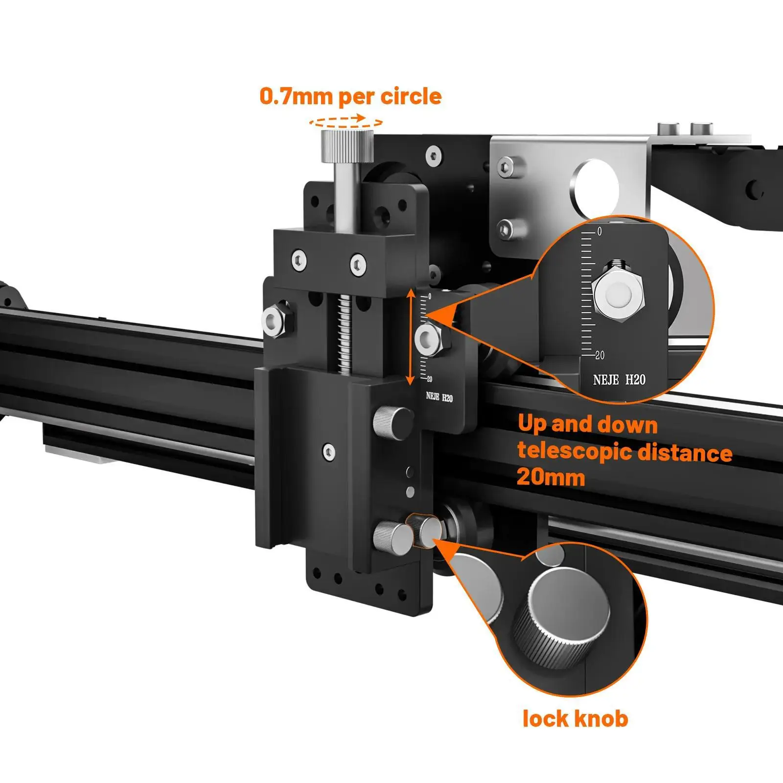 NEJE 3 MAX V2 macchina per incisione Laser Router E40/E80 Lightburn LaserGRBL APP Control Cutter incisore Laser fai da te acciaio legno