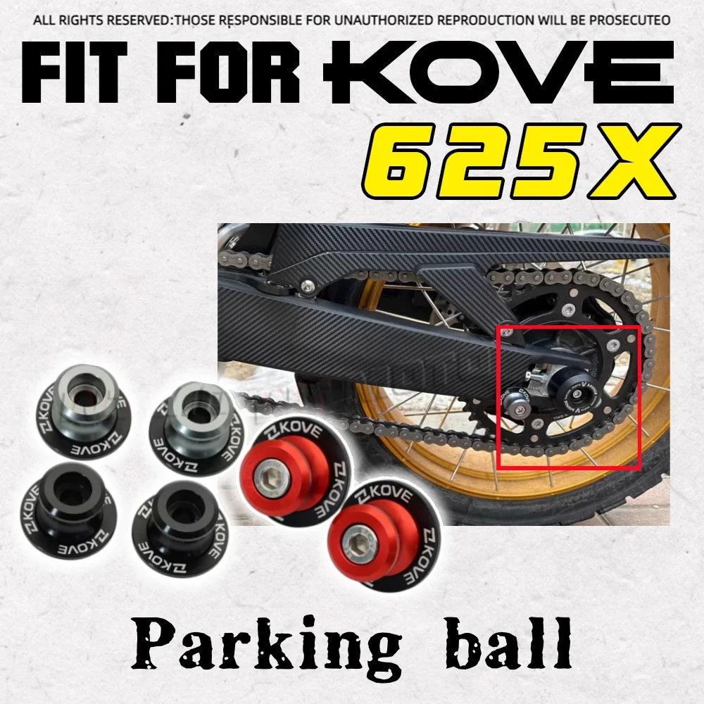 For KOVE 625X 800X Motorcycle Paddock Stand Spools Slider Screw Parking Bobbins Decor Bolt Modification Accessories